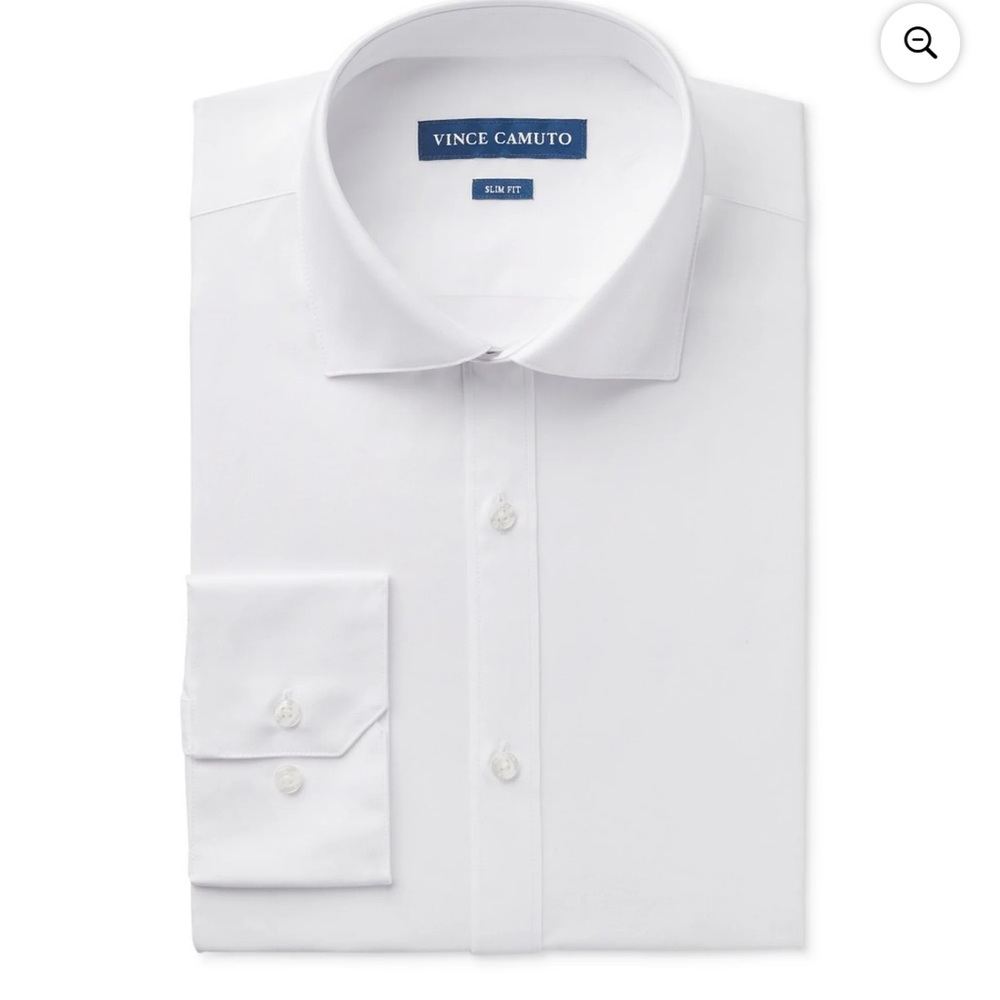 Vince Camuto Classic White Men's Dress Shirt